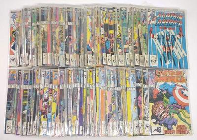 (107) Captain America #260-370 Marvel Comics