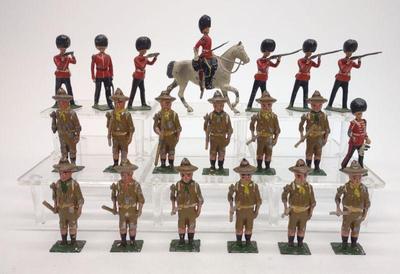 20 Lead Toy Boy Scouts & Royal Scots Soldiers