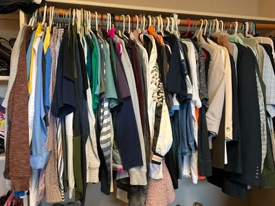 Lots & lots of clothes for men, women, and teens