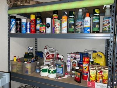 Garage cleaners, & liquids