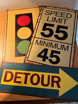 Metal signs