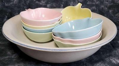 Pfaltzgraff spaghetti bowl horchow pastel apple dishes