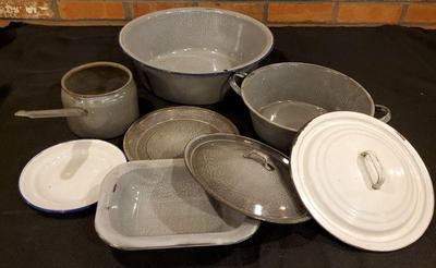 Vintage enamelware