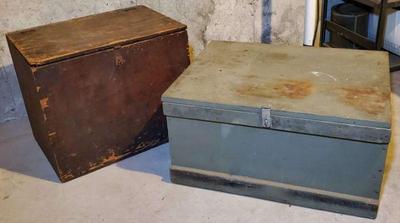Vintage wooden chests
