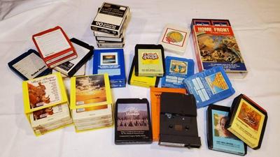 8 track cassettes home front audio cassettes set