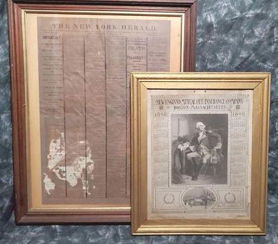 Antique publications lincoln assassination washington valley forge