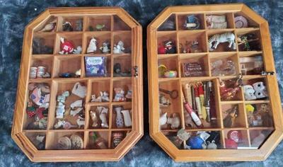 Shadow boxes with miniatures
