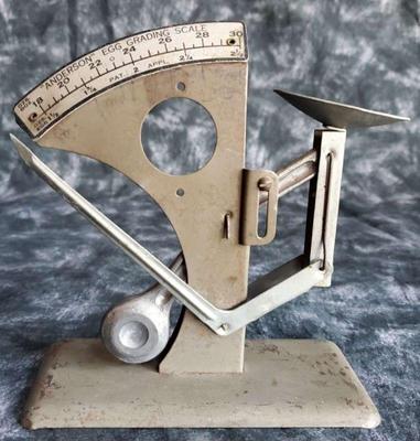 Vintage anderson egg grading scale