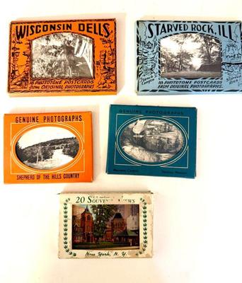 Lot of photographic and art mini post card sets