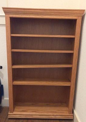Wood shelf unit