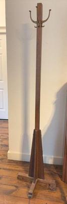 Wooden hat rack