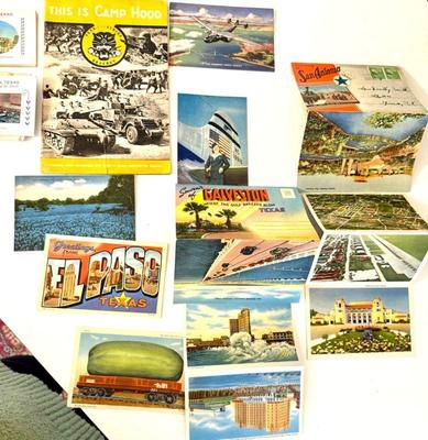 Vintage texas postcard sets 1 cent stamps