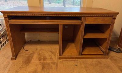 Large wooden desk