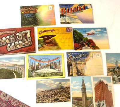 Vintage postcard sets tennessee colorado, alabama