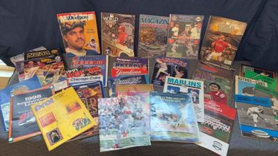 Scorebooks programs mostly vintage