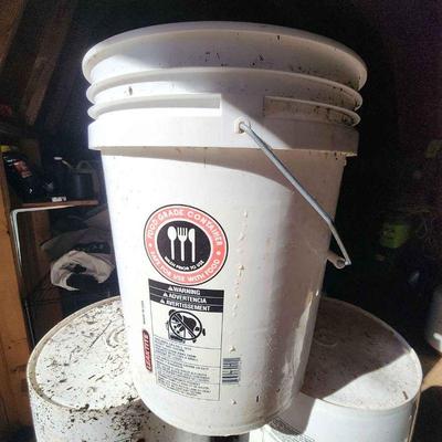 A bunch of buckets