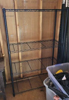 Metal shelving