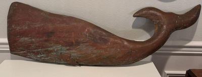 Copper Whale Weather Vain