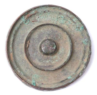 Lot 338 thick chinese bronze mirror