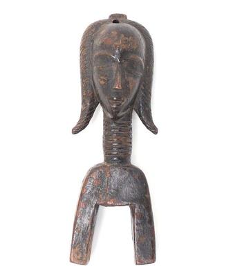 Lot 391 african tribal wood heddle pulley
