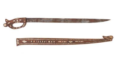 Lot 84 mop talibong sword scabbard