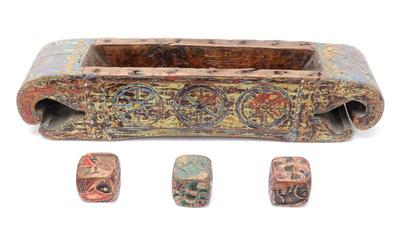 Lot 267 early east asian dice rocking game