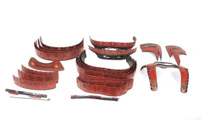 Lot 142 samurai armour cuirass set edo period 1603 1868