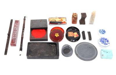 Lot 352 collection eighteen of asian scholarly objects