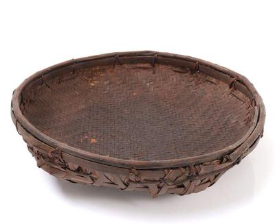 Sale Photo Thumbnail #372: Lot 378 filipino handwoven shallow basket