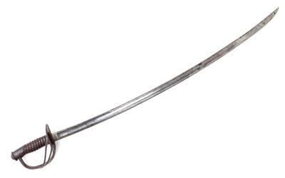 Lot 6 u s. steel hilt light cavalry saber, m1906