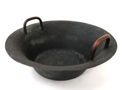 Lot 336 chinese bronze antique wash basin