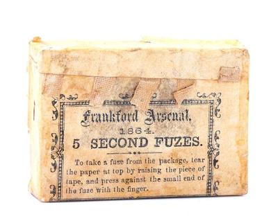 Lot 109 civil war artillery fuses