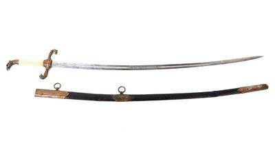 Lot 36 masonic king cyrus sword scabbard