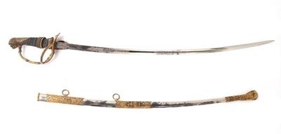 Lot 26 american masonic sword scabbard