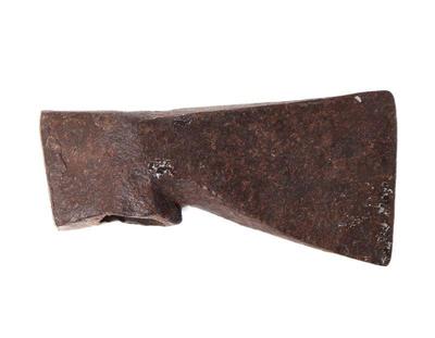 Lot 18 heavy iron axe head circa 1850s