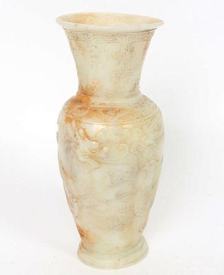 Sale Photo Thumbnail #324: Lot 330 chinese white jade style vase