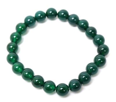 Lot 162 gorgeous emerald bead bracelet
