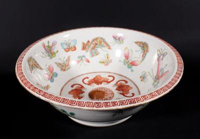 Lot 348 early republic period chinese butterfly bowl