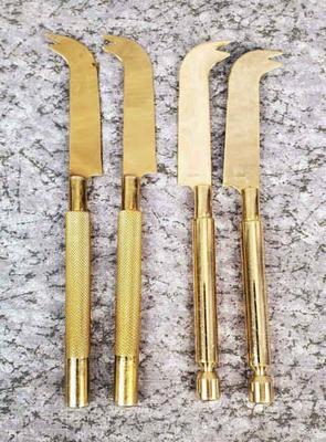 Brass cheese knives