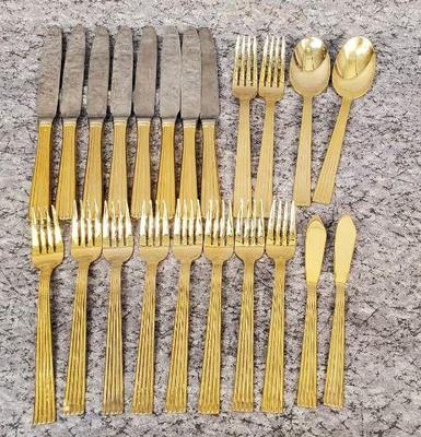 Wallace golden flatware