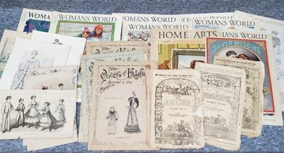 Vintage ladies magazines fashion women's world