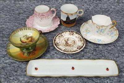 Demitasse collector s tea ware, limoges pen tray
