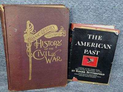 Antique civil war book vintage us history book