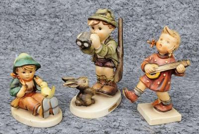 3 hummel goebel figurines