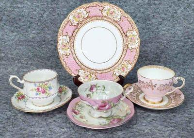 Pretty pink teaware
