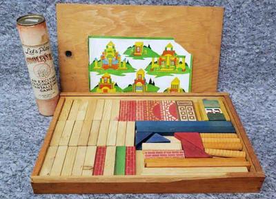 Vintage fiddlesticks building blocks