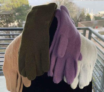 4 Pairs Lightly Used Cashmere Gloves
