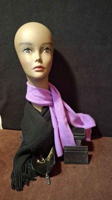 Talbots Cashmere Scarf * Nordstrom Cashmere Scarf * 2 Coach Business Card Holders * Coach Key Holder
