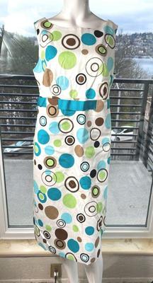 Eliza J Cotton Lined Sleeveless Dress * 14W
