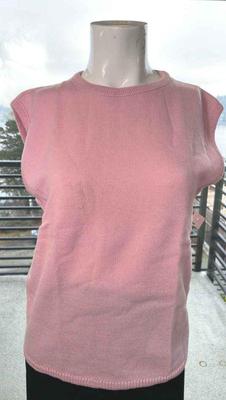 New with tag Miss Pendleton Pale Pink Sleeveless Sweater * Size L
